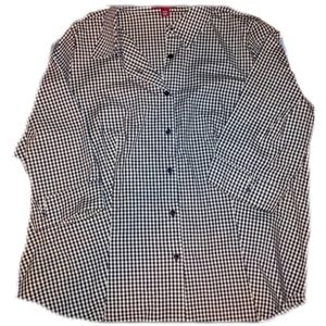 Jessica London Navy Gingham Check Shirt 18/20